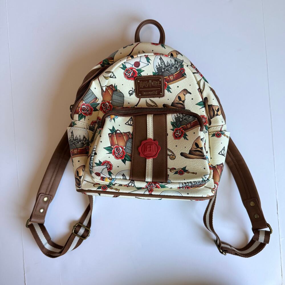 Loungefly Harry Potter Mini Backpack Women's Purse Bag - Picture 2 of 8